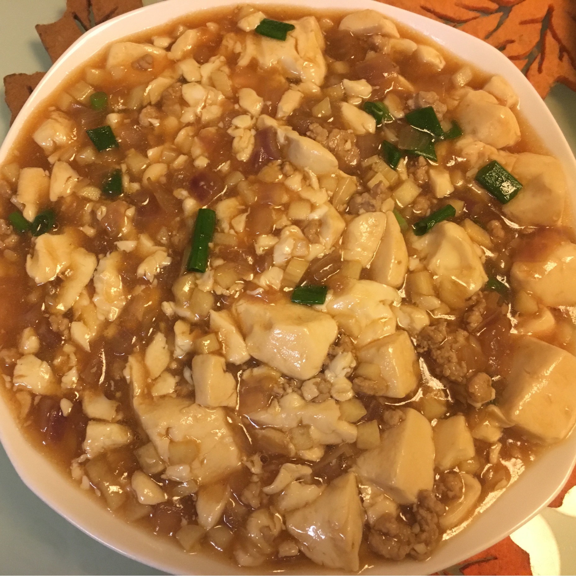 红烧肉末豆腐