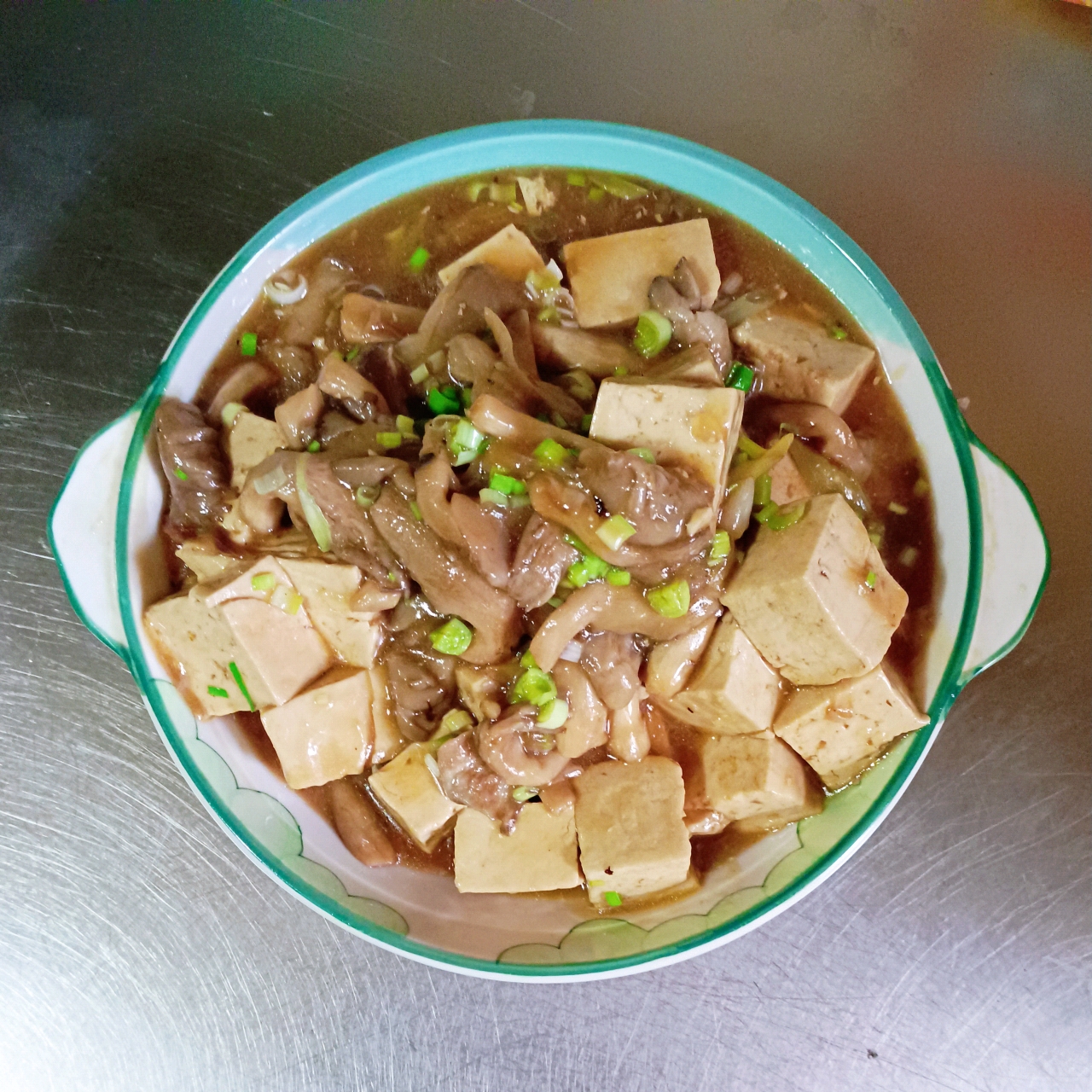 平菇烧豆腐