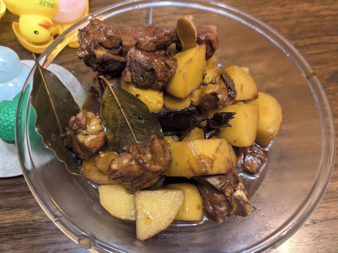 🔥巨好吃的红烧排骨炖土豆❗️懒人版轻松做拿手菜