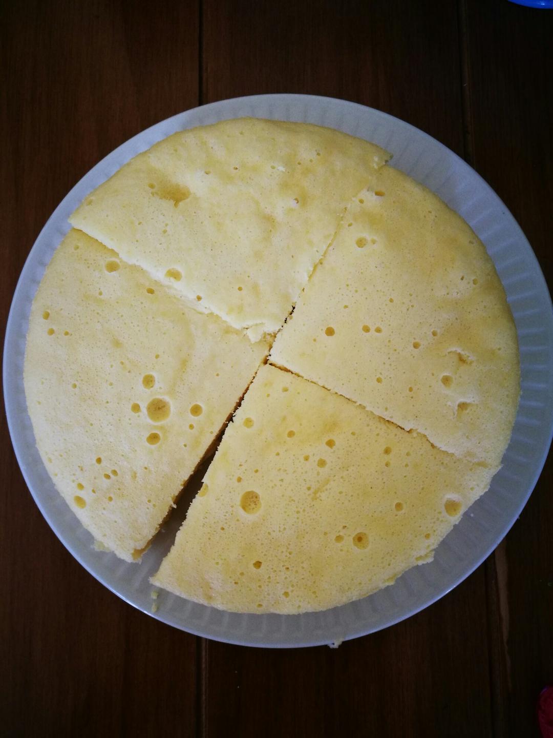 水嫩烫面蒸蛋糕