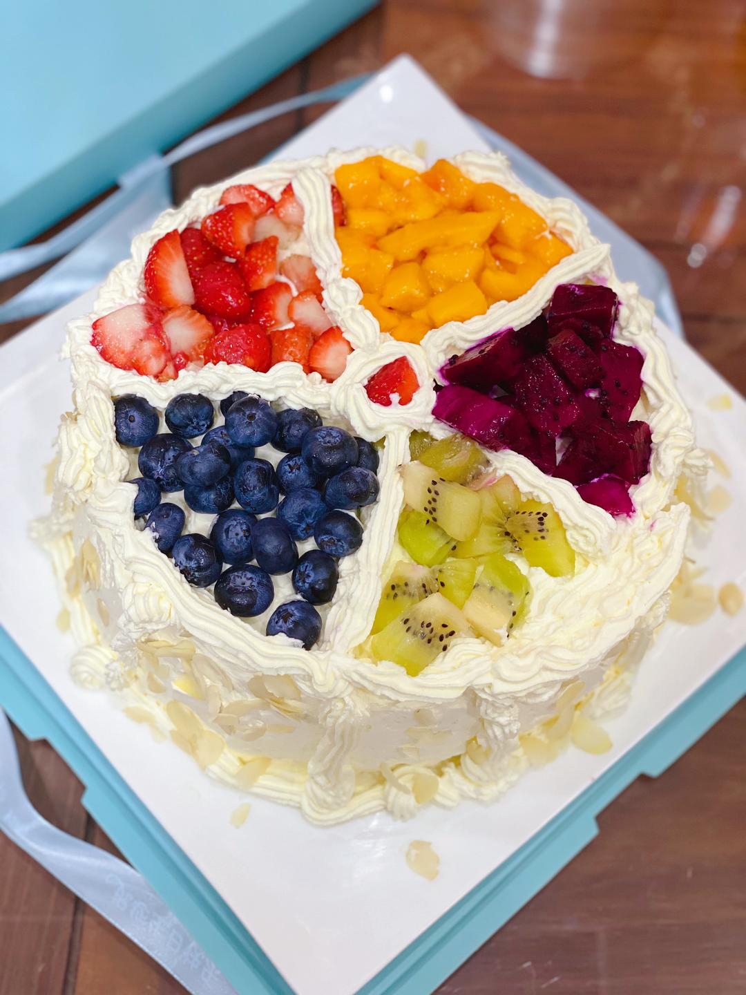 8寸生日蛋糕 奥利给