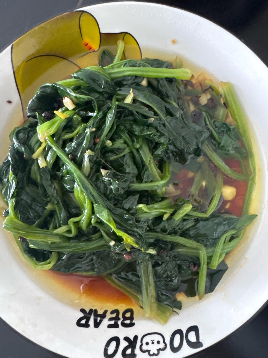 凉拌菠菜(家传秘方)
