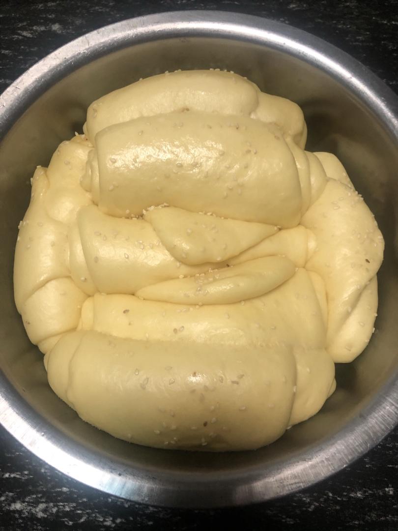 一次发酵❗️手撕吐司面包，柔软拉丝～