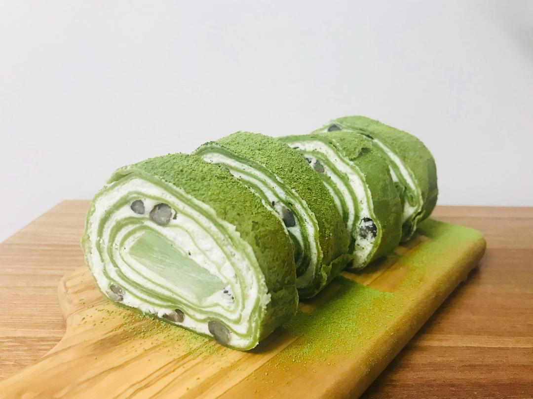 抹茶奶冻毛巾卷【曼食慢语】
