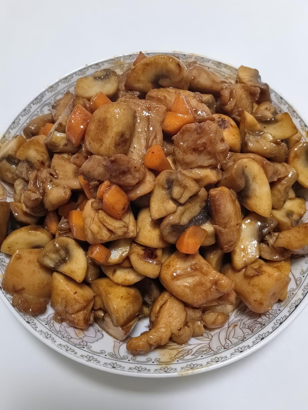 口蘑鸡胸肉