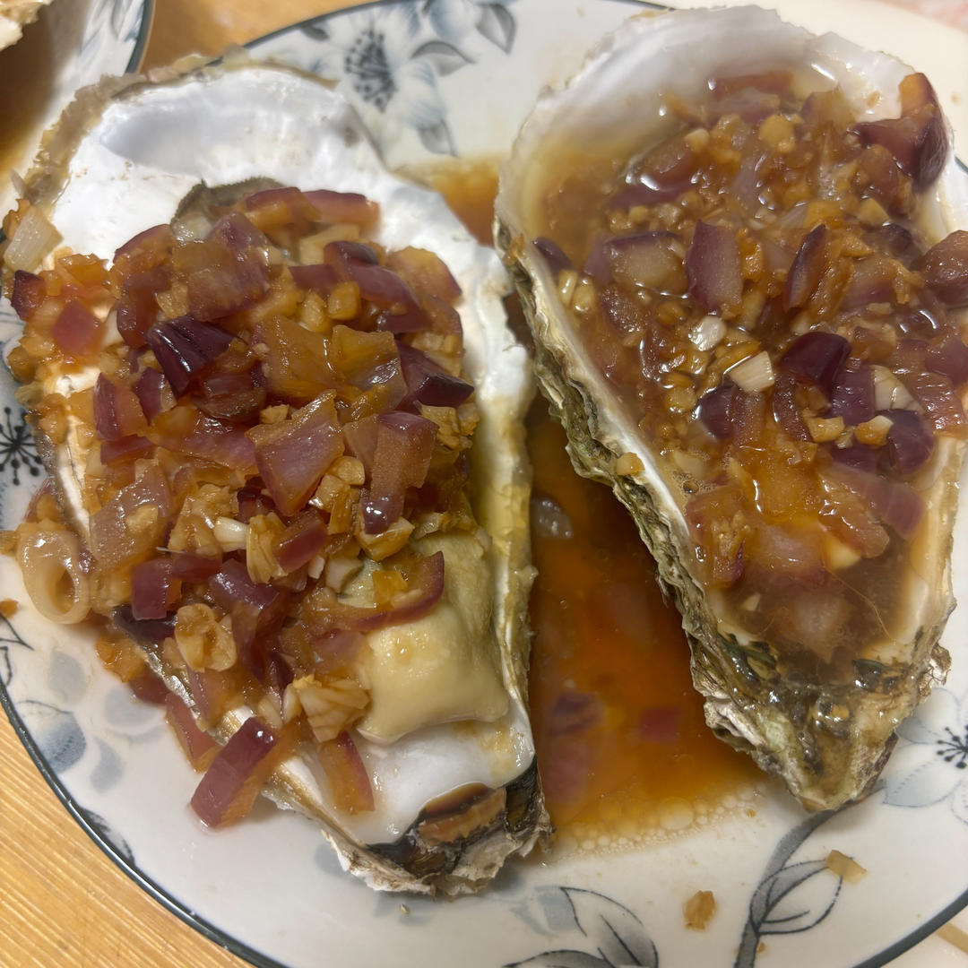 超简单～蒸蒜蓉生蚝