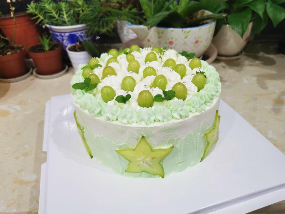 搬运【青提酸奶慕斯蛋糕】—cooking tree