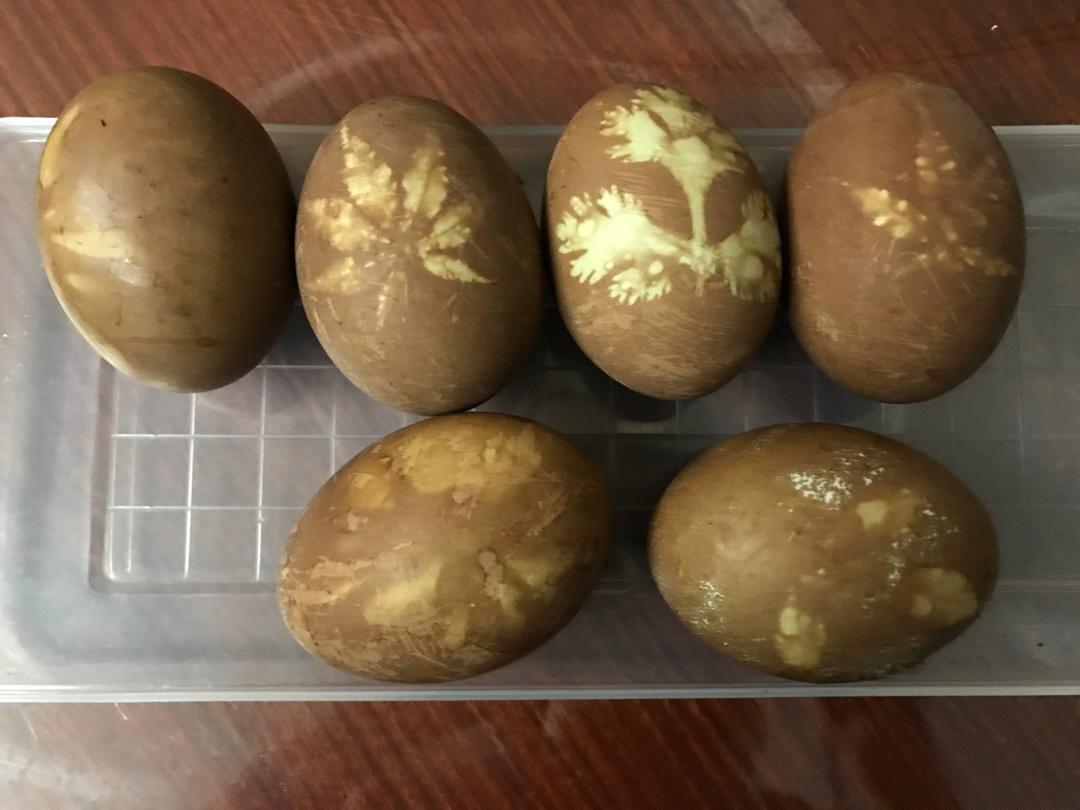 彩色茶叶蛋进化版-植物花纹