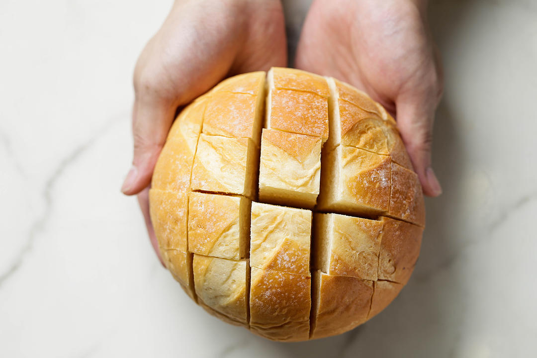 纯奶手撕吐司的做法 步骤1