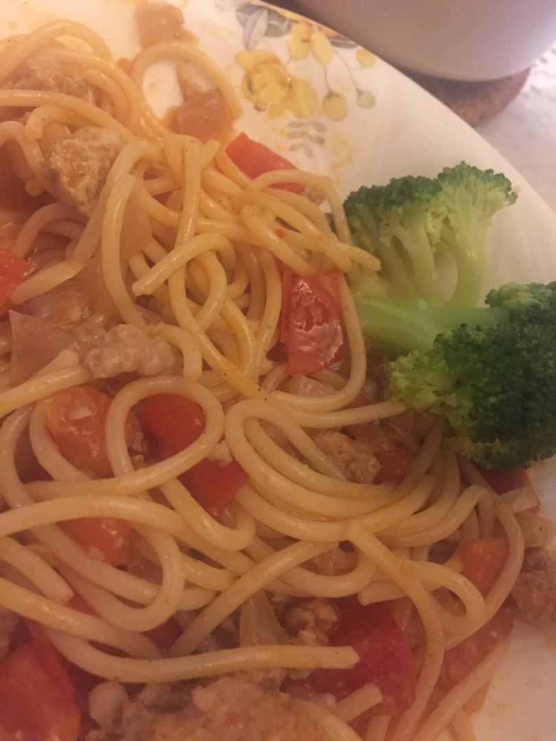 肉丸番茄意大利面