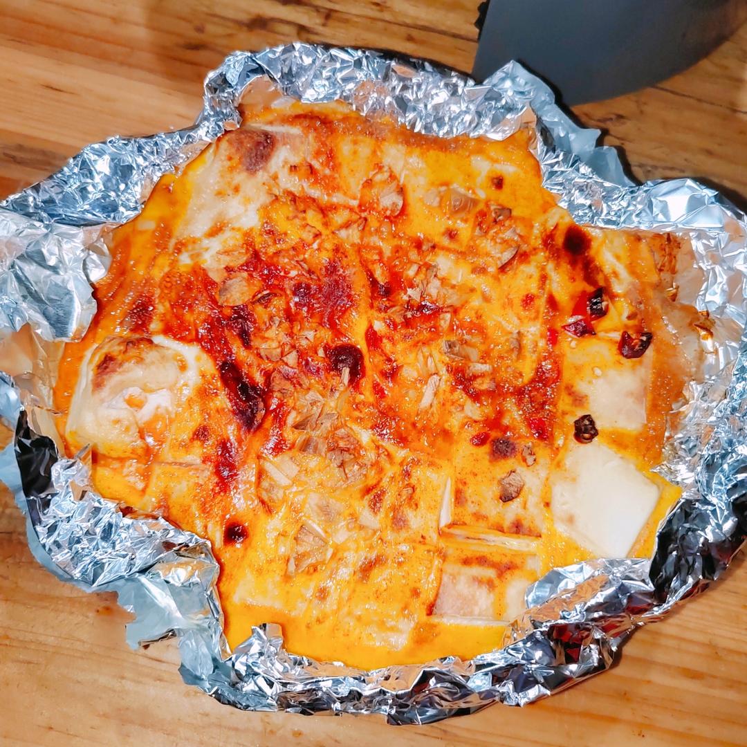 锡纸嫩豆腐（空气炸锅）