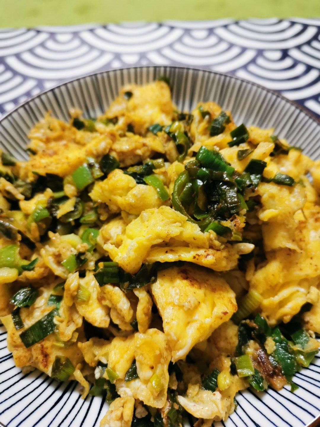快手菜1:青椒炒鸡蛋