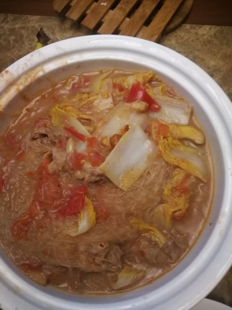 番茄肥牛粉丝汤 | 出乎意料的好吃