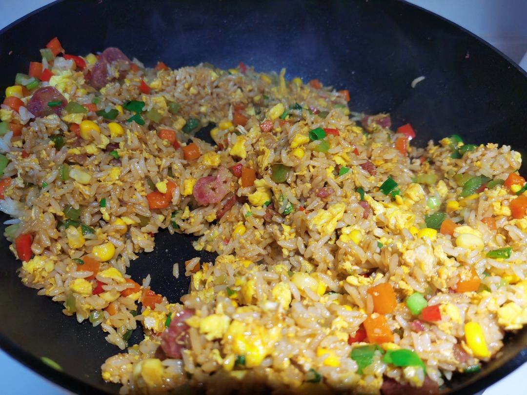 黯然销魂腊肠炒饭