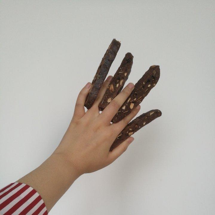 无油杏仁巧克力意式脆饼丨健康·零食（附7个意式脆饼成功要点）