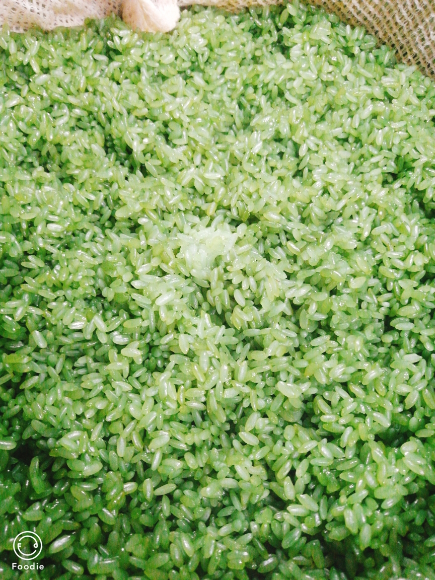 壮族三月三~绿色糯米饭（密蒙花+蝶豆花）的做法