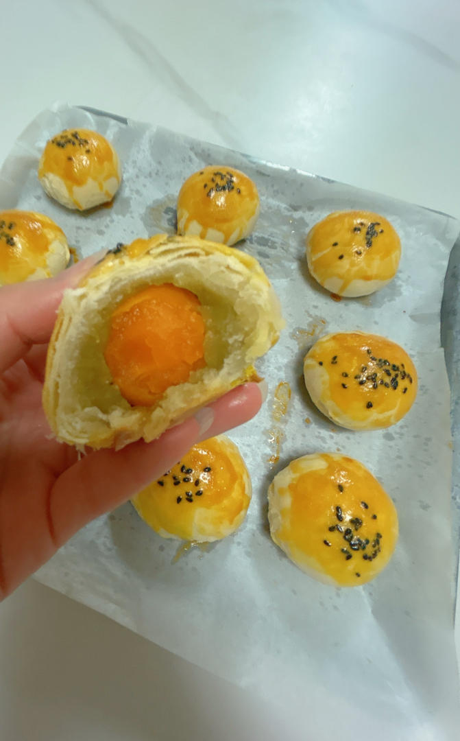 用了7年的蛋黄酥配方