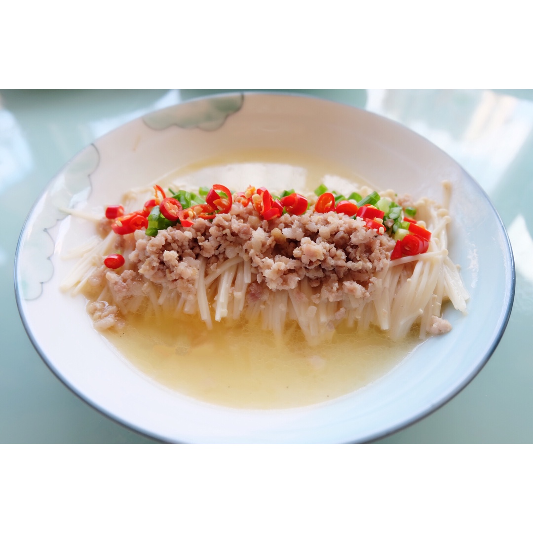 蒜蓉蒸金针菇