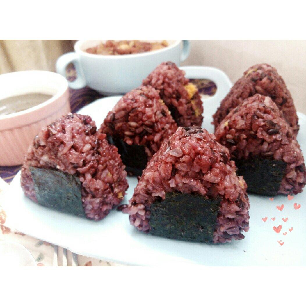 【北京早上好】紫米芝士肉松饭团