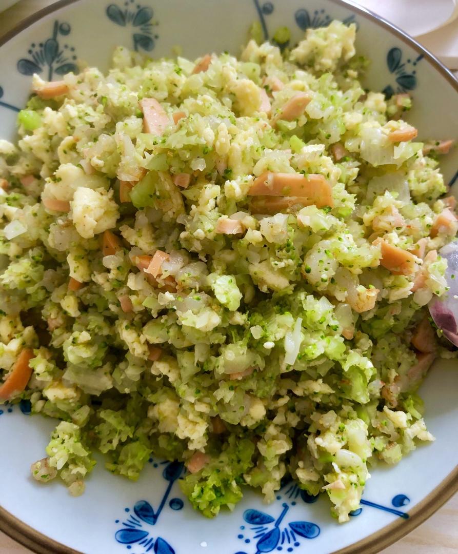 无米蛋炒饭（西兰花版）