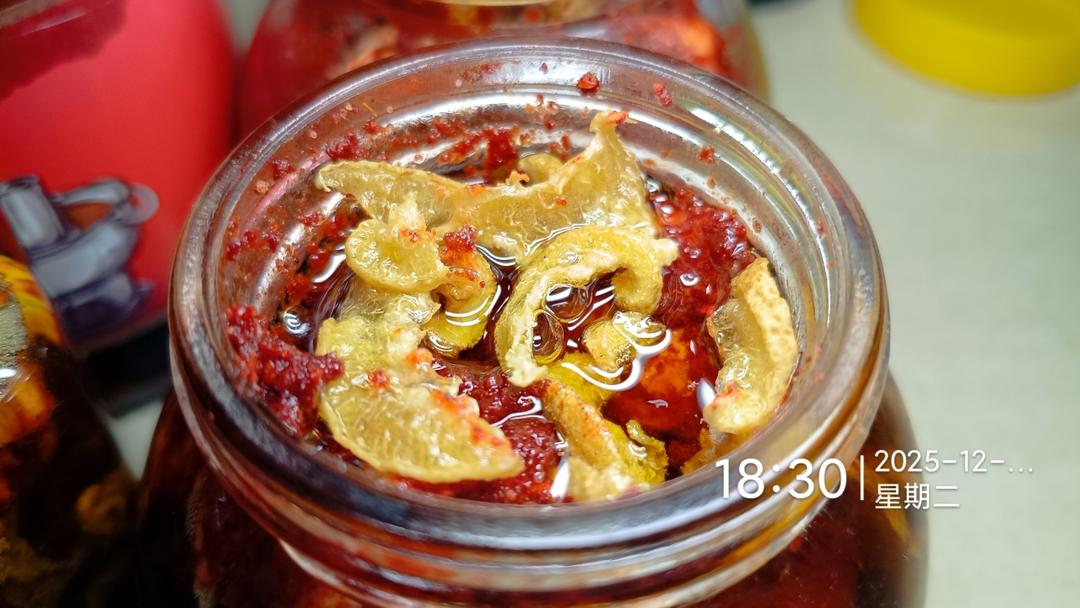 自制柚子皮豆腐乳——菜籽油版