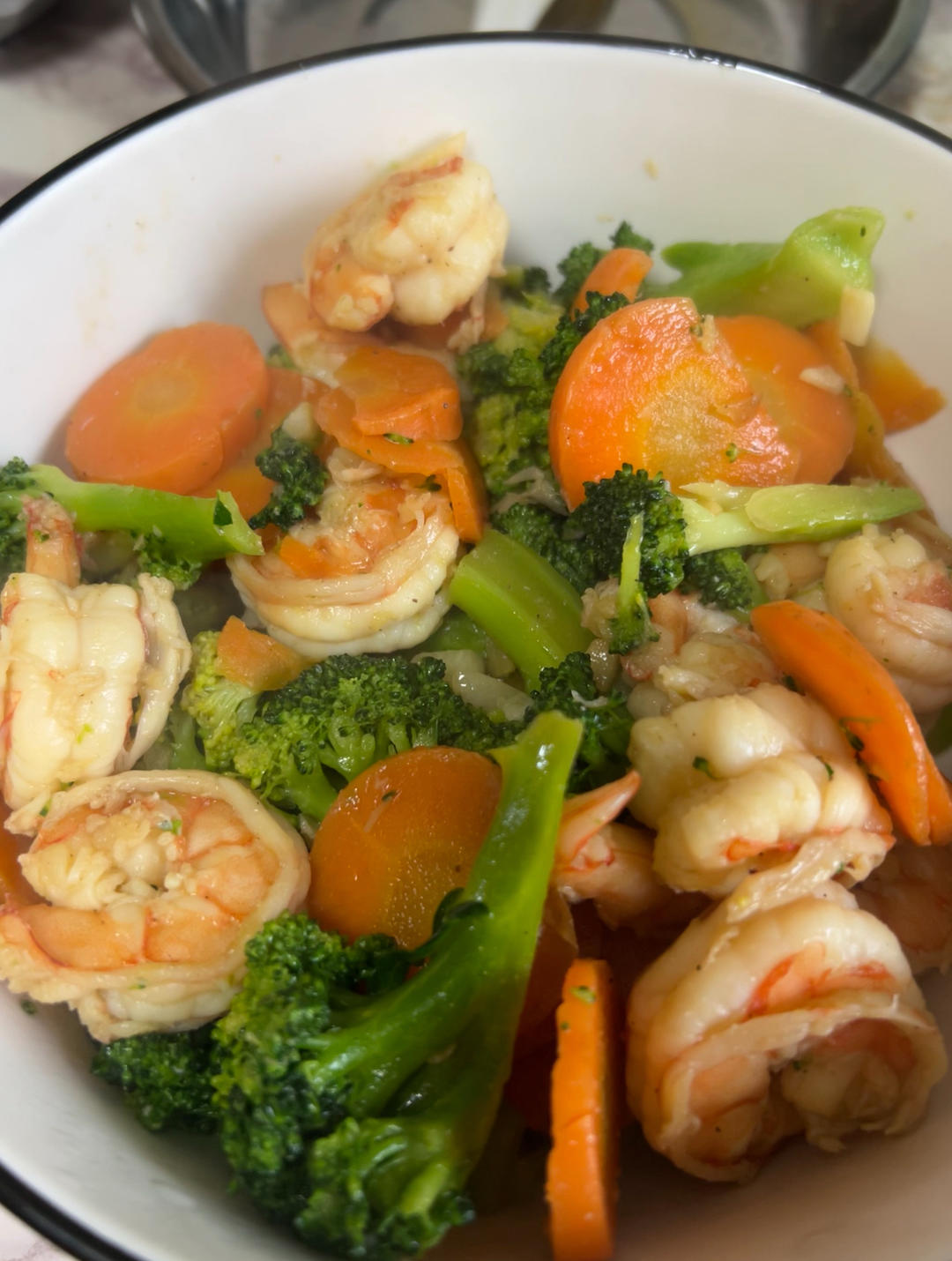 让西兰花不难吃的西兰花炒虾仁！