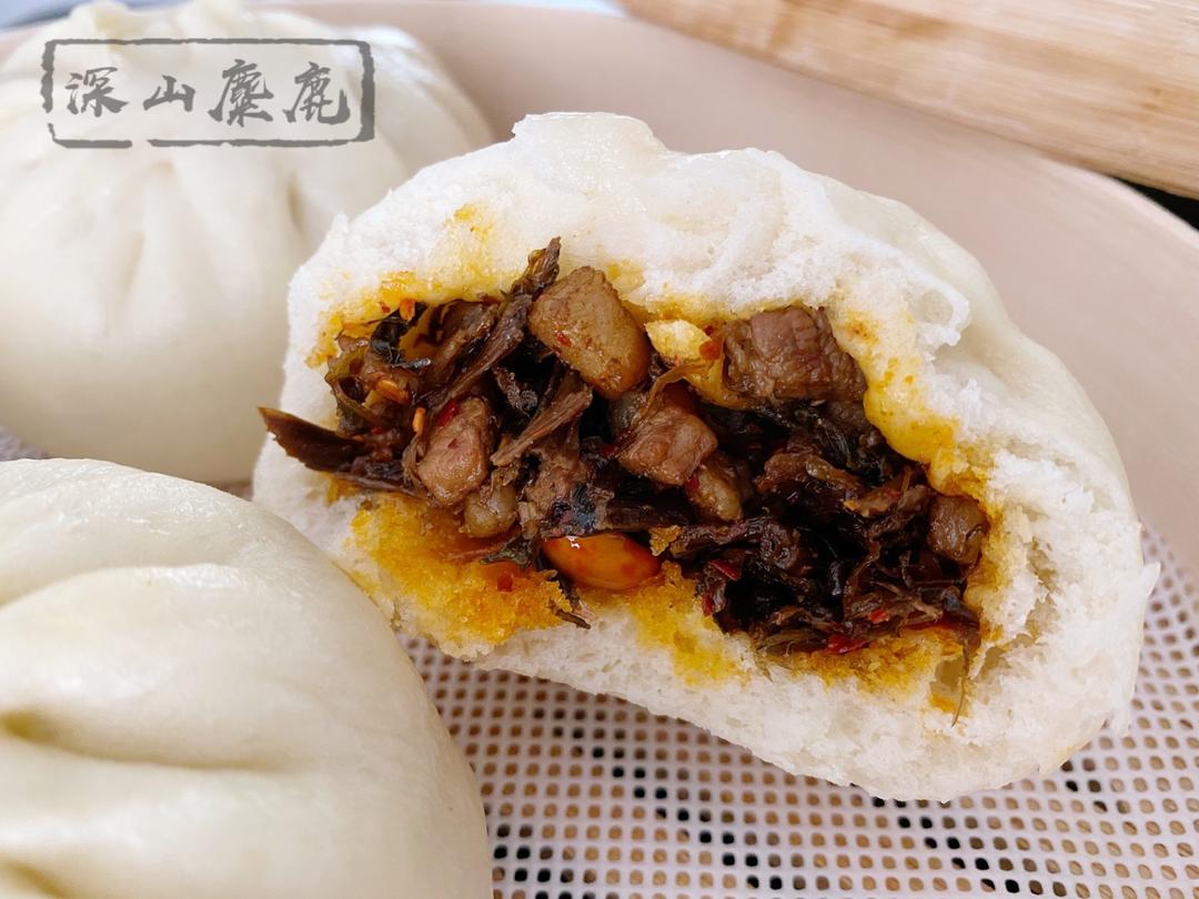 梅干菜肉包子的做法