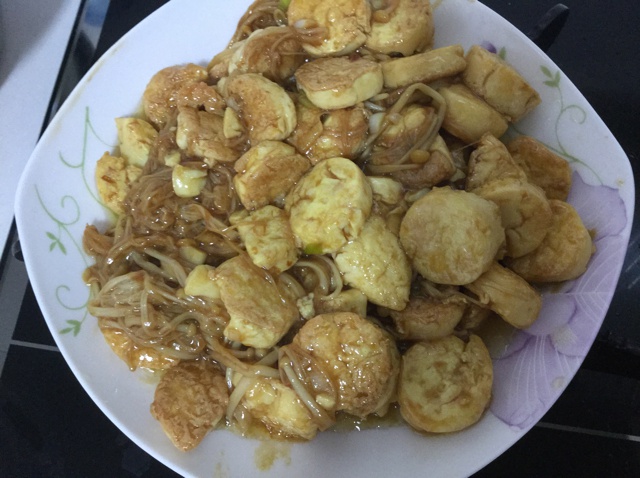 超级下饭菜--金针菇日本豆腐