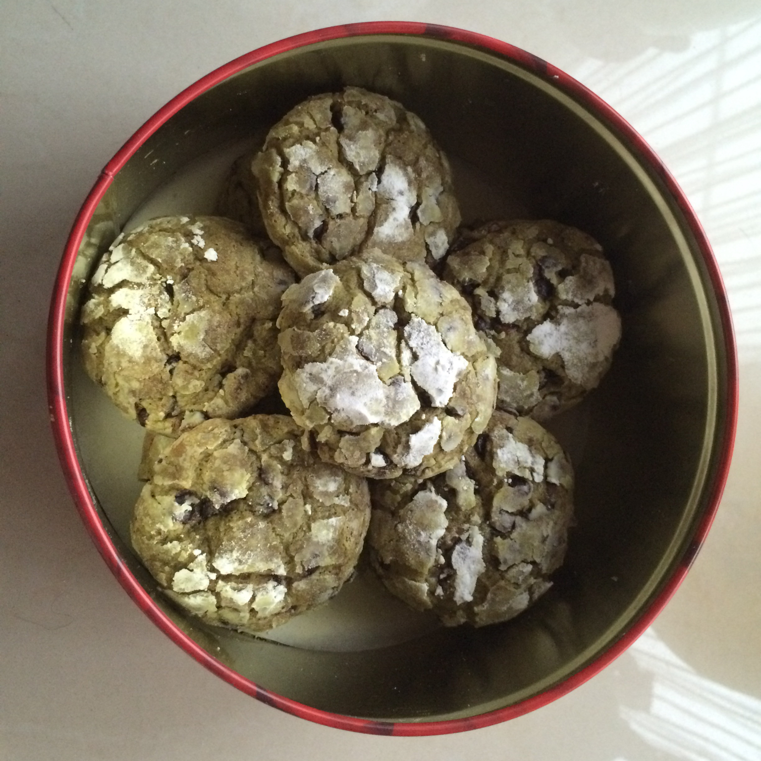 抹茶奶酪巧克力曲奇 Matcha Cream Cheese Choc Cookies