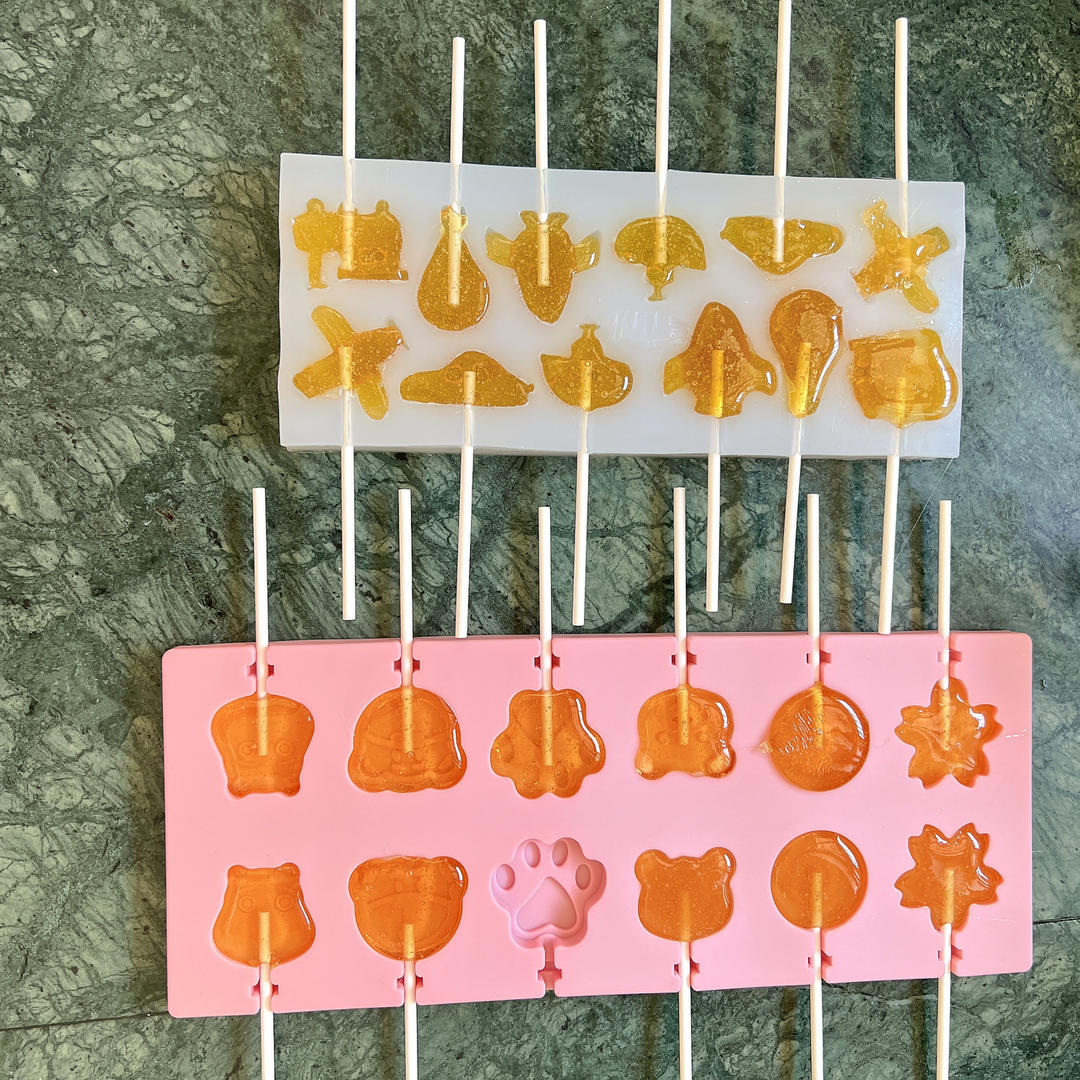 水果棒棒糖🍭果汁棒棒糖！百香果、火龙果、草莓、蓝莓、猕猴桃、橙子、菠菜、蝶豆花