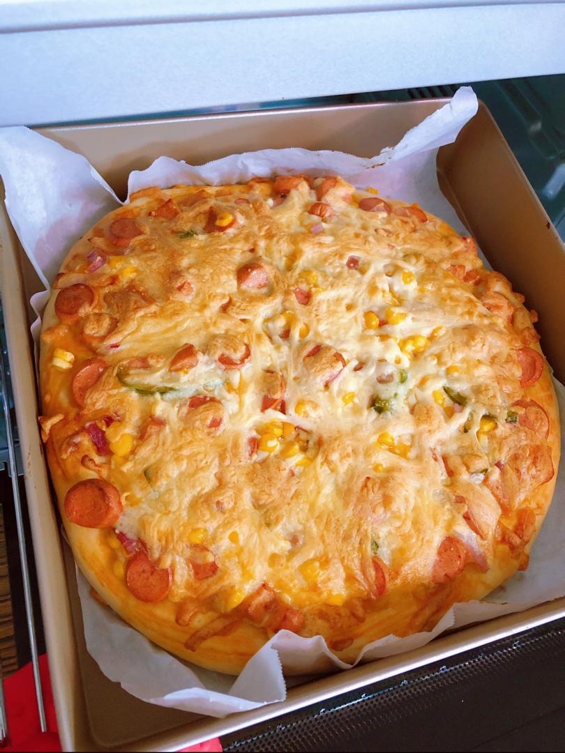 完爆必胜客🍕棒约翰🍕芝士香肠卷边披萨