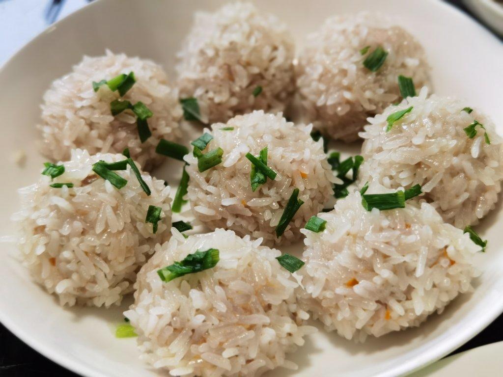 onlylian做的蒸糯米肉丸子