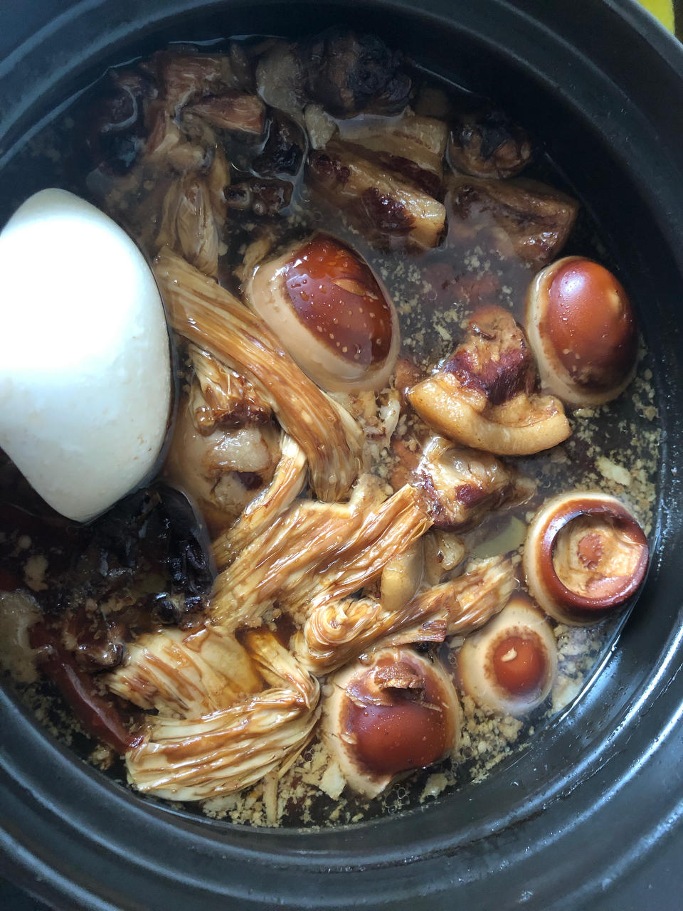 抹嘴-肉夹馍的肉和蛋，不放油版本