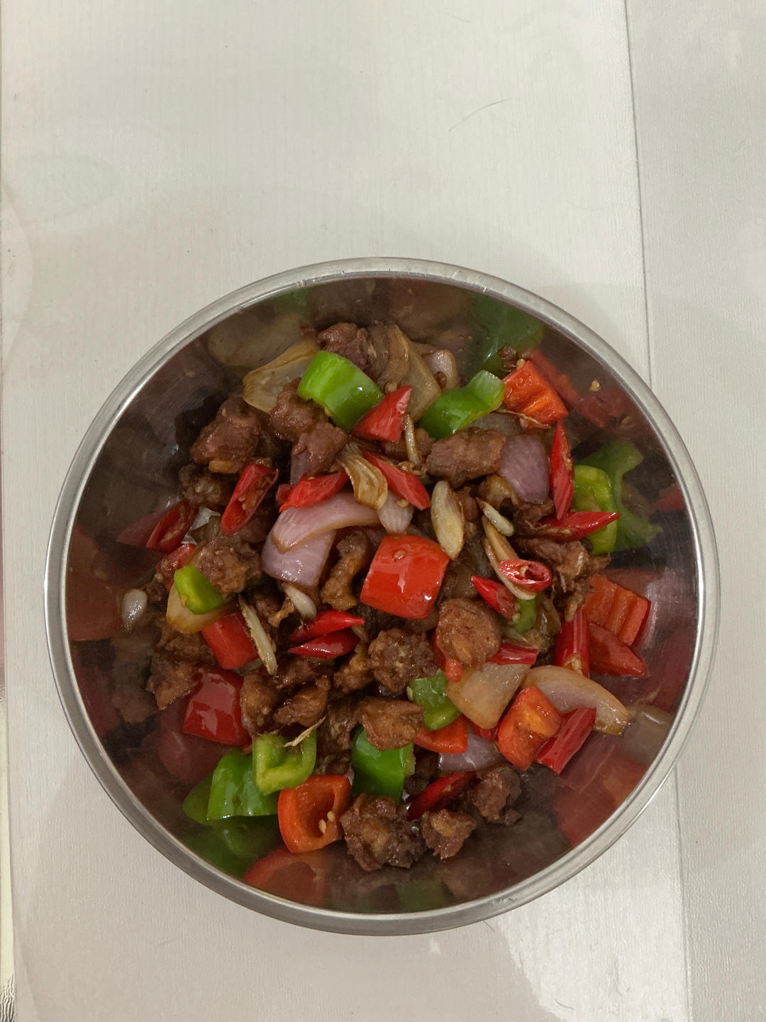 孜然爆炒掌中宝(鸡脆骨)