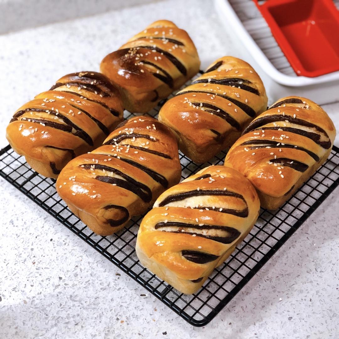 豆沙造型小面包