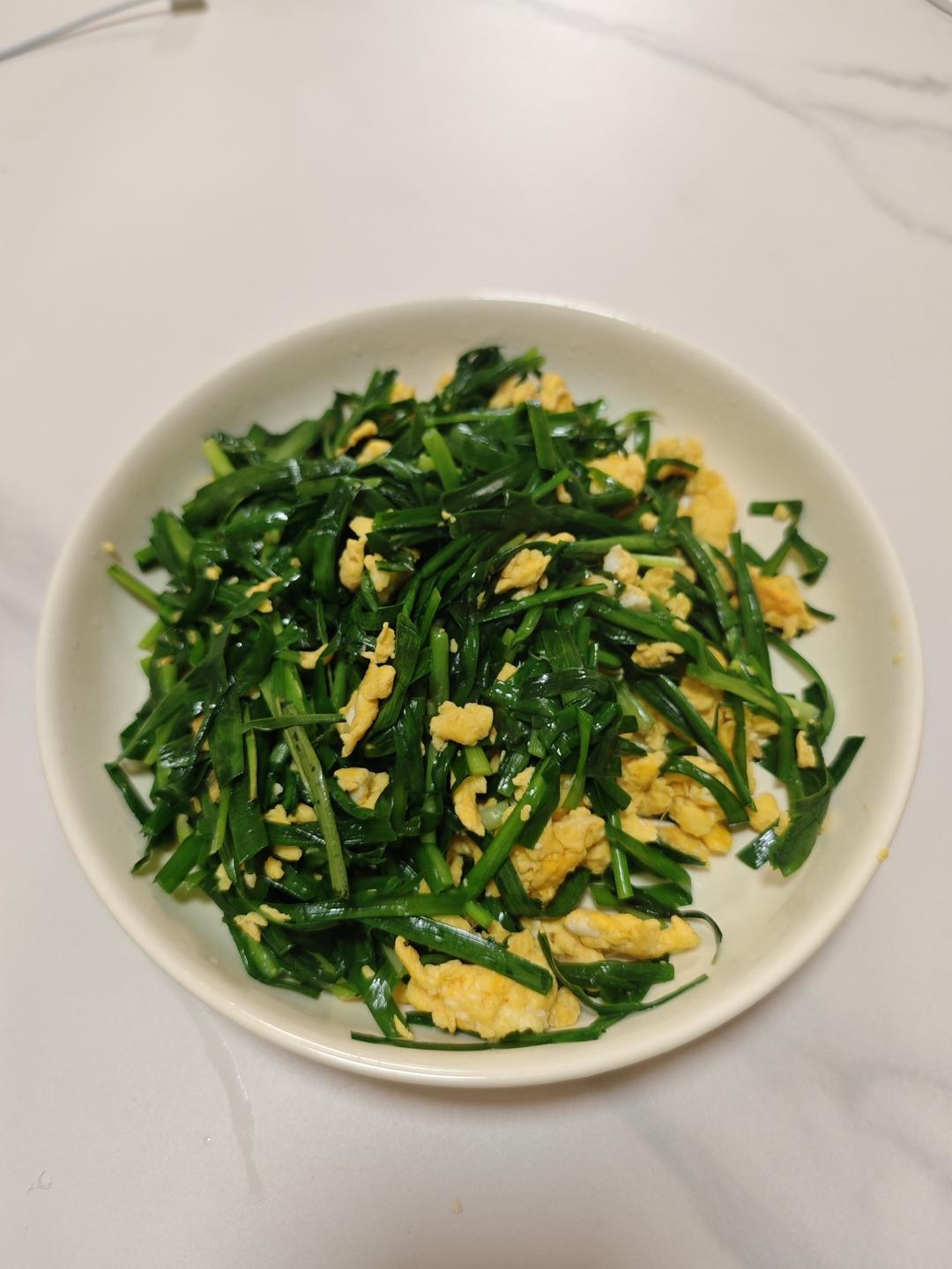 韭菜炒鸡蛋——三分钟快手下饭菜 掌握火候的秘诀