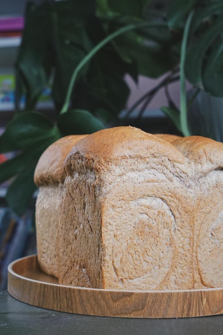 黑全麦波兰种吐司，这么柔软简直怀疑你是个假全麦！