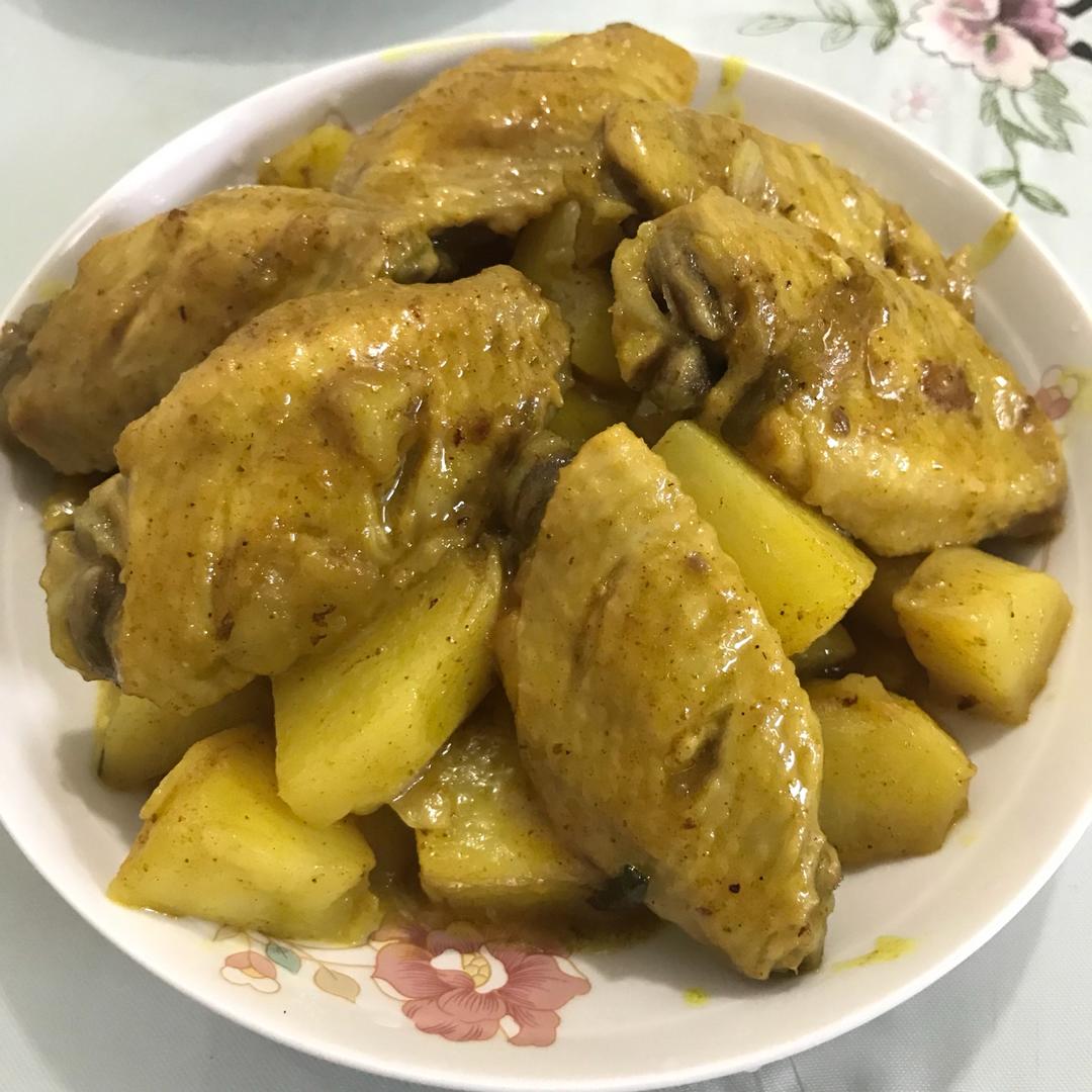 宝宝爱吃的咖喱鸡翅