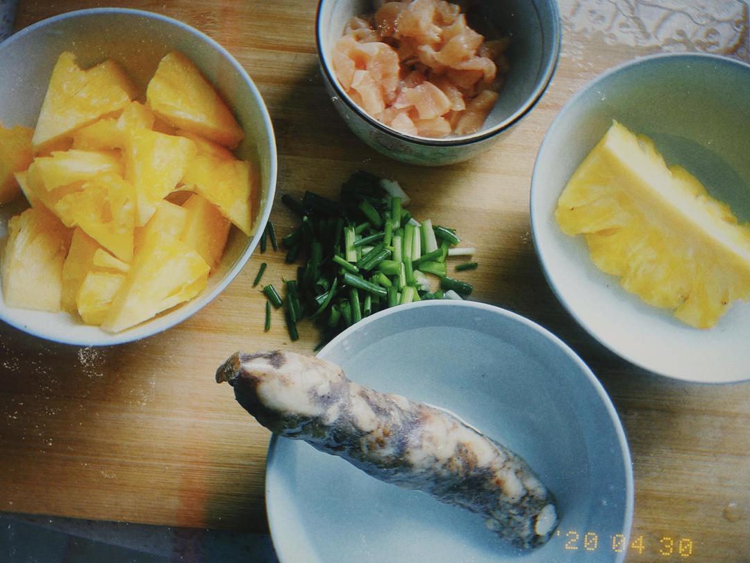电饭锅版超简便菠萝饭