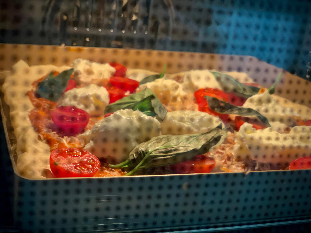 被惊艳到❗️一口爱上❗️超薄玛格丽特披萨🍕