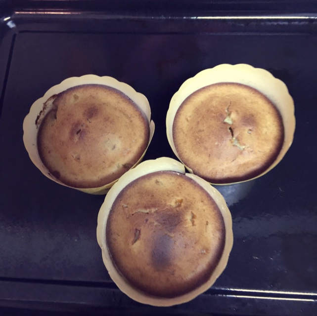 快手香蕉纸杯蛋糕