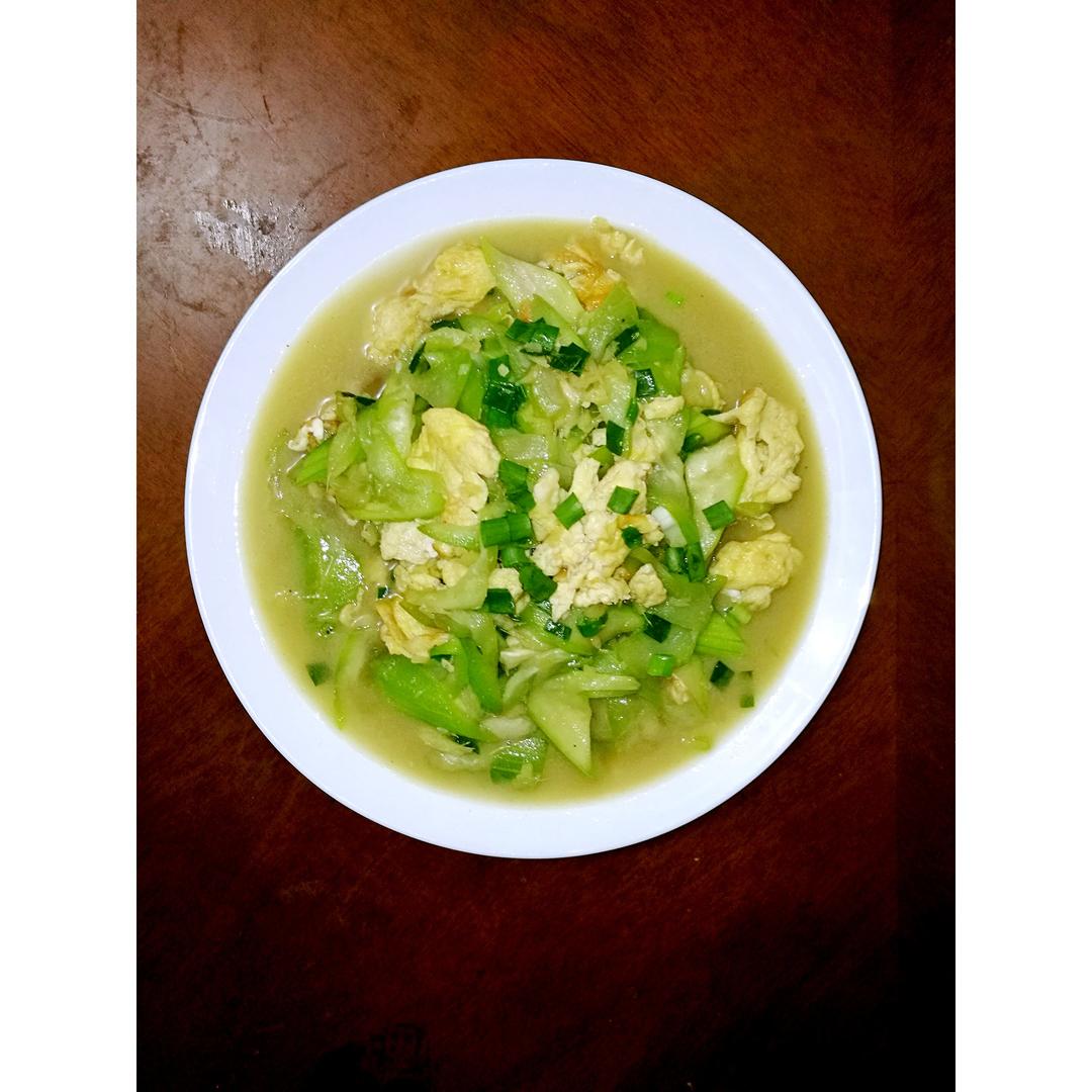 丝瓜炒蛋