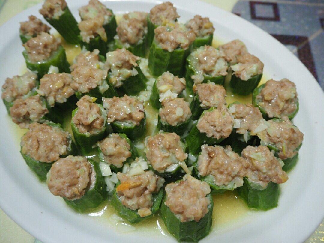 丝瓜酿肉丸