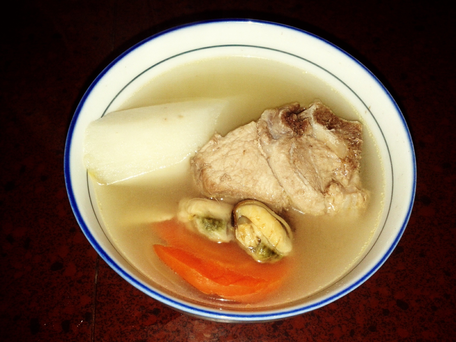 淡菜山药滋补汤