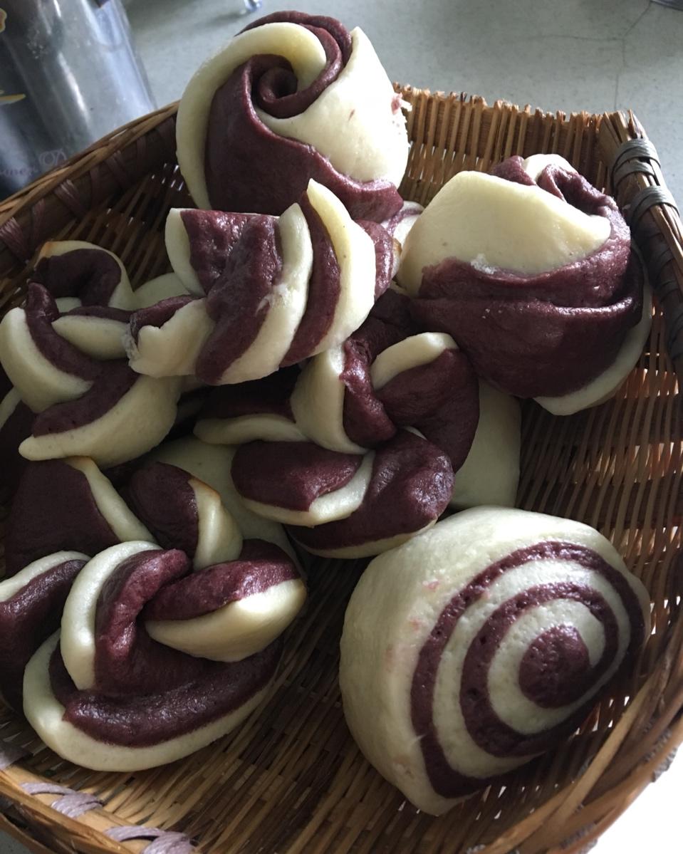 双色馒头（巧克力味）