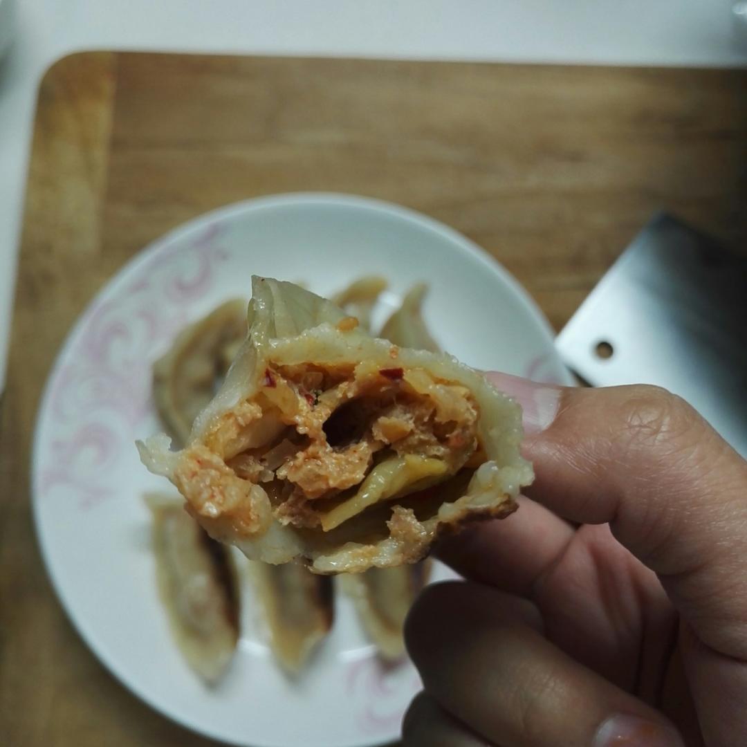 泡菜馅饺子的做法