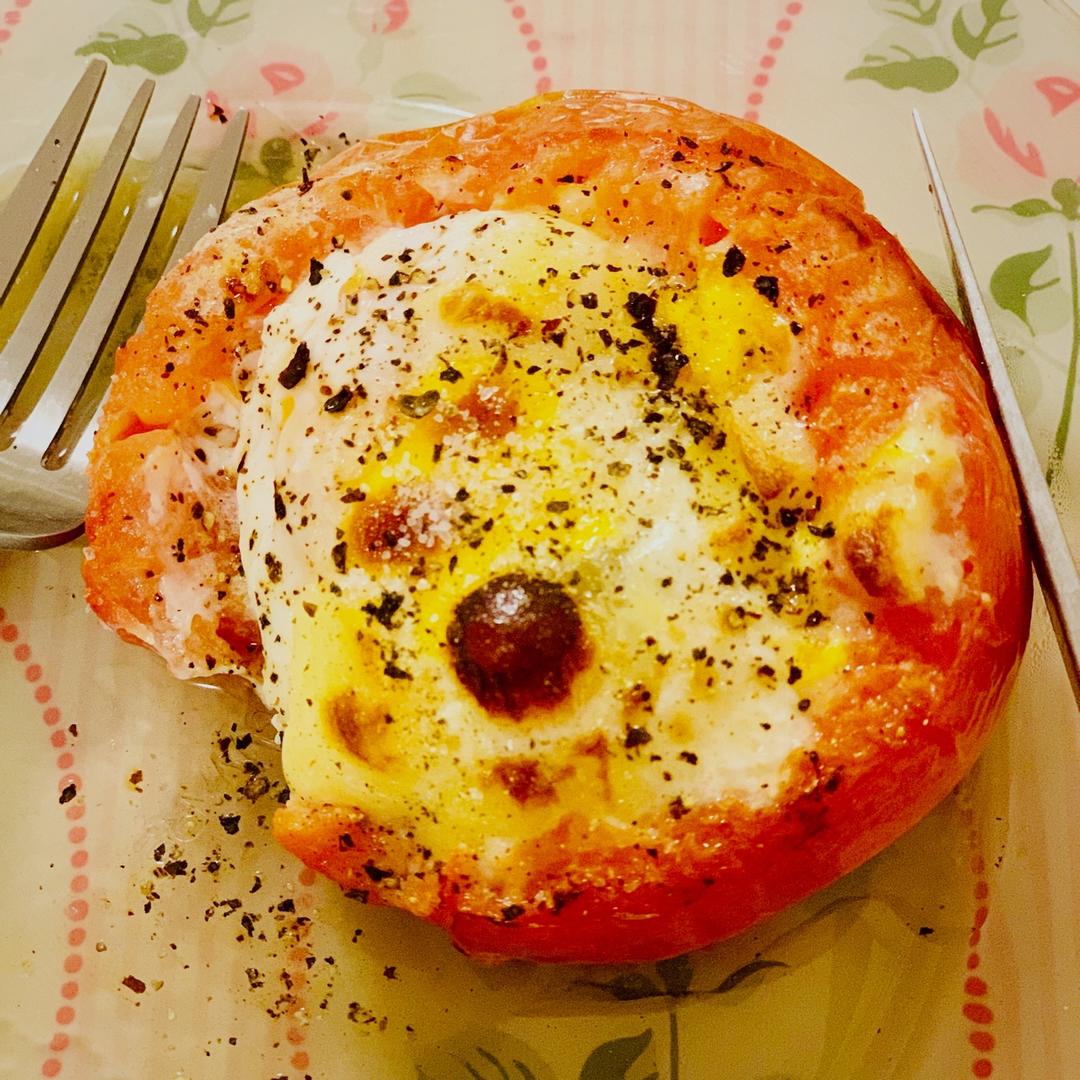 番茄鸡蛋杯（早餐鸡蛋杯升级版，彩椒鸡蛋杯姊妹篇）
