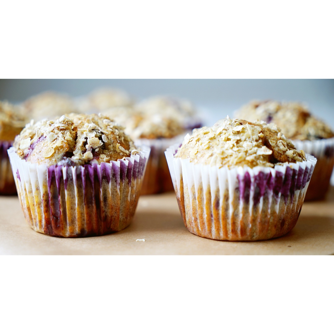 蓝莓早餐玛芬［Blueberry breakfast muffins］