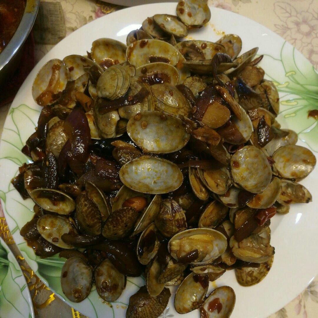 爆炒花甲