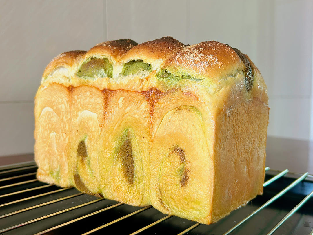 【抹茶奶酥吐司】超级能拉丝